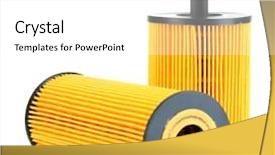  Presentation with air filtration - PPT theme consisting of new year christmas still life background and a gray colored foreground