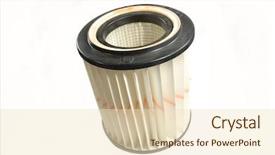  Presentation with filter - Colorful presentation theme enhanced with air filtration - wet and dry vacuum filter backdrop and a  colored foreground