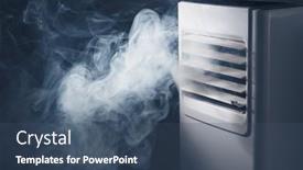  Presentation with air filtration - Slides enhanced with air-filtration-system-removes-smoke background and a ocean colored foreground