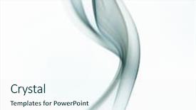  Presentation with smoke - Slide deck consisting of air flow - abstract colorful smoke background and a sky blue colored foreground