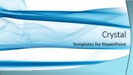  Presentation with blue flow - Audience pleasing slides consisting of air flow - blue smoke abstract backdrop and a arctic colored foreground