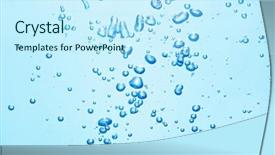  Presentation with air bubbles - Beautiful PPT theme featuring man and woman talking through backdrop and a lemonade colored foreground