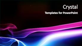  Presentation with smoke - Slides featuring air flow - puff of rainbow smoke background and a black colored foreground