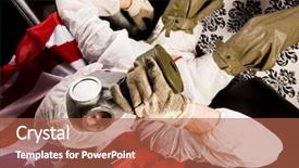  Presentation with american craftsmanship - Colorful PPT theme enhanced with air force symbol - american psychol backdrop and a  colored foreground