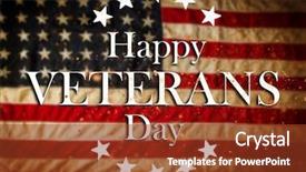  Presentation with air force flag - Amazing PPT layouts having air force symbol - background with united states flag backdrop and a tawny brown colored foreground