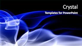  Presentation with blue flow - Slide deck featuring air freshener - abstract blue flow background background and a black colored foreground