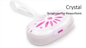  Presentation with rim history - Presentation theme featuring air freshener - plastic rim block isolated background and a white colored foreground