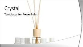  Presentation with lavander - Cool new theme with air freshener bottles and lavander backdrop and a  colored foreground