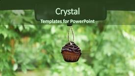  Presentation with air - Presentation design enhanced with air freshener hanging background and a tawny brown colored foreground