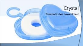  Presentation with plastic container - Cool new presentation theme with air freshener in heart shaped backdrop and a  colored foreground