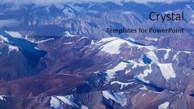  Presentation with mountain view california - Amazing theme having air india - himalayas mountains aerial view backdrop and a  colored foreground