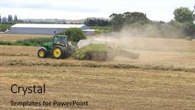  Presentation with dust - Theme consisting of air new zealand - dust flying from the back background and a  colored foreground