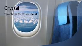  Presentation with air plane - Slide deck having giant malaysian prawn isolated macrobrachium background and a white colored foreground