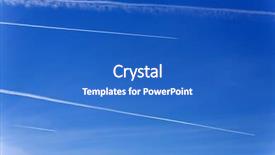  Presentation with air pollution - Audience pleasing slide set consisting of air pollution control - contrails of airplanes backdrop and a teal colored foreground