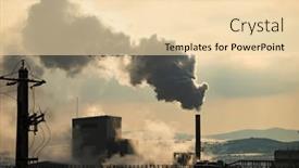  Presentation with air pollution - Presentation enhanced with air-pollution-from-power-plant background and a lemonade colored foreground