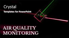  Presentation with monitoring - Presentation having air-quality-monitoring-lasers-detect background and a  colored foreground