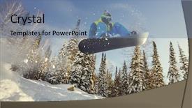  Presentation with deep blue - Amazing slide set having air with deep blue backdrop and a  colored foreground