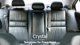  Presentation with car - Slide deck consisting of image of a plane against business background background and a teal colored foreground