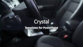  Presentation with modern color - Beautiful PPT theme featuring airbags - modern car interior color toned backdrop and a wine colored foreground