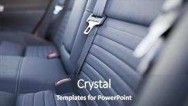  Presentation with modern color - Cool new presentation with airbags - modern car interior shallow dof backdrop and a ocean colored foreground