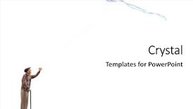  Presentation with elderly ladies beauty shop - Slide deck featuring airborne - full length profile shot background and a  colored foreground