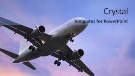  Presentation with airbus - Amazing slides having airbus - airplane in the sky backdrop and a light blue colored foreground