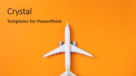  Presentation with airbus - Amazing presentation having airbus - image of airplane isolated backdrop and a gray colored foreground