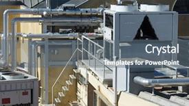  Presentation with air conditioning - Cool new slide deck with airconditioner - view of a huge group backdrop and a gray colored foreground