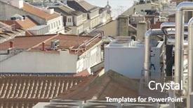  Presentation with air conditioning - Presentation consisting of airconditioner - view of a huge group background and a gray colored foreground