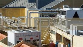  Presentation with air conditioning - Audience pleasing slides consisting of airconditioner - view of a huge group backdrop and a coral colored foreground