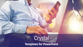  Presentation with tourism - Amazing PPT theme having aircraft - transport tourism and technology concept backdrop and a navy blue colored foreground