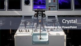  Presentation with control panel - Colorful slide deck enhanced with control panel sukhoi superjet 100 backdrop and a gray colored foreground