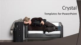  Presentation with bus train - PPT theme having aircraft ferry train or bus background and a white colored foreground