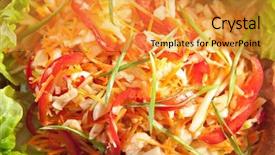  Presentation with carrots - Beautiful presentation theme featuring  backdrop and a  colored foreground