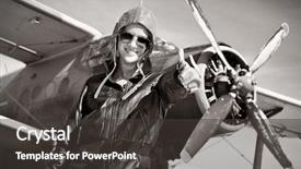  Presentation with beautiful sheet of cannabis marijuana - Cool new PPT layouts with aircrews - portrait of young beautiful woman backdrop and a  colored foreground