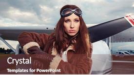  Presentation with lactation young woman breastfeeding - Slide set with aircrews - portrait of young beautiful woman background and a  colored foreground