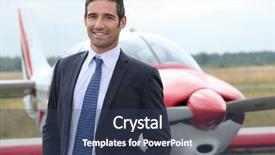  Presentation with lighting - Colorful PPT theme enhanced with horticulture - farm management - rice fields backdrop and a tawny brown colored foreground