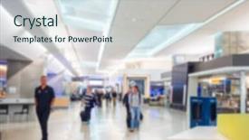  Presentation with san francisco - Colorful slide set enhanced with airline company - abstract blur of san francisco backdrop and a sky blue colored foreground