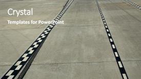  Presentation with signal - Cool new presentation with airport paint floor signal lanes backdrop and a  colored foreground