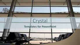  Presentation with airport terminal - Colorful presentation enhanced with airport terminal 2 backdrop and a lemonade colored foreground