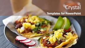  Presentation with pastor - Audience pleasing presentation design consisting of al-pastor-street-tacos backdrop and a tawny brown colored foreground