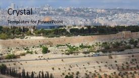  Presentation with masjid - PPT theme with al-sahra the ancient jewish background and a light blue colored foreground