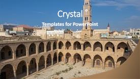  Presentation with ottoman history - PPT layouts enhanced with al-umdan caravanserai with ottoman background and a teal colored foreground