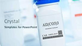  Presentation with aluminium - Theme having al2-co3-3-aluminium-carbonate background and a sky blue colored foreground