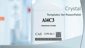  Presentation with aluminium - Presentation theme enhanced with al4c3-aluminium-carbide-cas-1299 background and a sky blue colored foreground