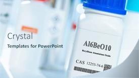  Presentation with aluminium - Slide set with al6beo10-beryllium-aluminium-oxide-cas background and a sky blue colored foreground