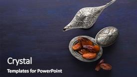  Presentation with aladdin - PPT theme having aladin - silver plate with dates background and a wine colored foreground