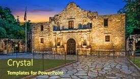  Presentation with san antonio - Slide deck consisting of alamo-in-san-antonio-texas and a  colored foreground