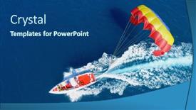  Presentation with parachute - Amazing slide set having alania-aug-19-2015-people backdrop and a  colored foreground