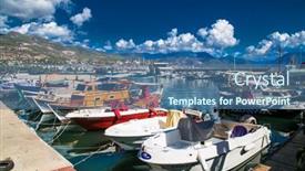  Presentation with sea port - Colorful slide deck enhanced with alanya-turkey-october-20-2020 backdrop and a  colored foreground